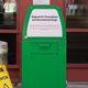Green “amnesty bins” at Las Vegas’ McCarran International Airport allow travelers to dispose of weed and prescription drugs. (Regina Garcia Cano/AP via Fox News)